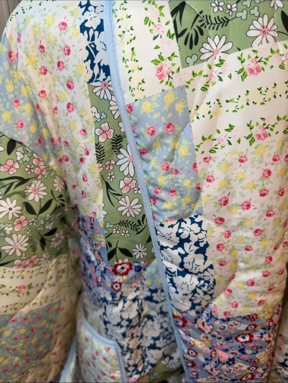 Floral Patchwork Jacket - Multi - Picture 2 of 2
